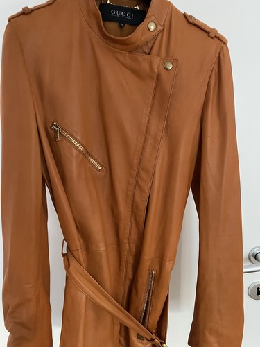 Gucci lederjacke damen - gucci,
