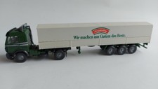  WIKING 1/87 MB 1735 LS Pritschen Sattelzug - Hengstenberg - in laubgrün 1993