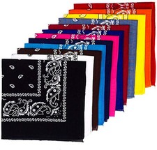 4er Set Bandana Schal Kopftuch
