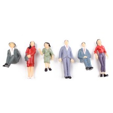 6 Stk. Figuren sitzend &