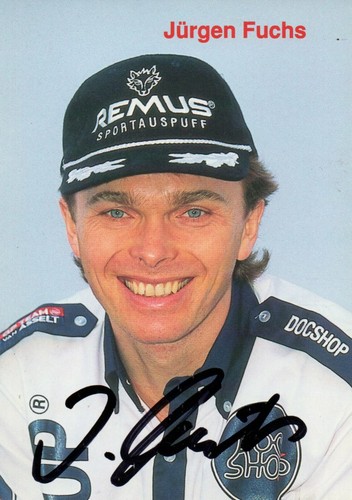 Autogramm jürgen fuchs - autogramm,