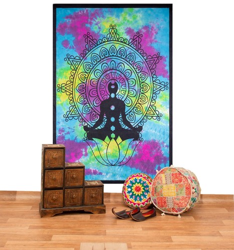 Tagesdecke wandbehang bunt - tagesdecke,