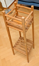 Pflanzenständer aus Holz mit 2 Ebenen