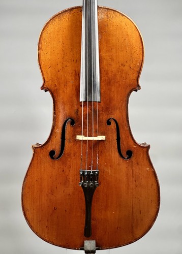 Altes cello mit zettel - cello,