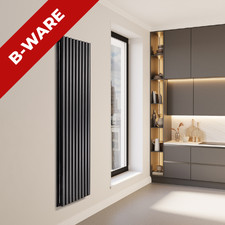 VILSTEIN Paneelheizkörper Mittelanschluss Einlagig 1800x540 mm Schwarz B-Ware