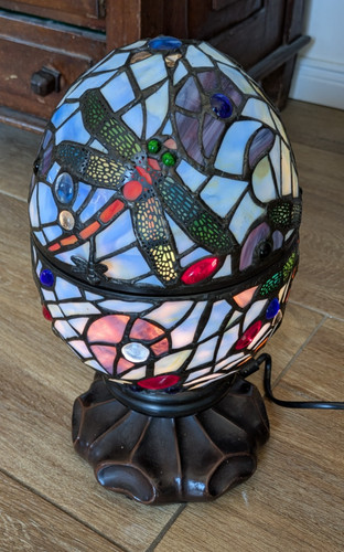 Tiffany stil tischlampe - tiffany, ei