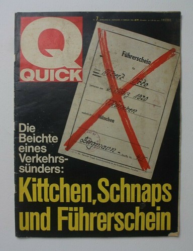 Quick zeitschrift 1963 die - zeitschrift,