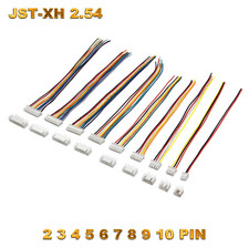 JST-XH 2.5 2.54mm Stecker inkl. 15cm Kabel + XH Buchse 2 3 4 5 6 7 8 9 10 11 Pin