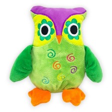 Eule Stofftier Kuscheltier Plüsch Tendertoys Grün Bunt 20 cm Stofftier Uhu Toys