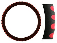 Lenkrad Bezug schwarz rot von