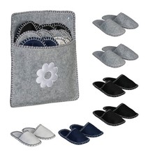 Gästehausschuhe Besucherhausschuhe Hausschlappen Set Museumspantoffeln 6 Paar