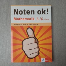 Klett Noten ok! Mathematik 5./6. Klasse Kurztests wie in der Schule, sehr gut