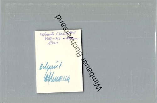 Original autograph helmut - original,