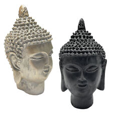 Buddha Kopf Deko Figur Buddah Statue Budda Figuren Garten Polyresin asiatisch