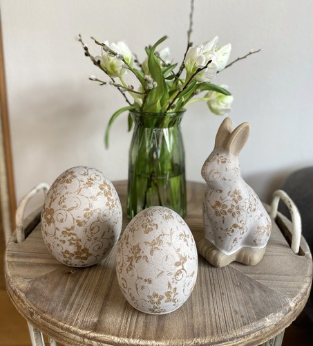 Osterhase osterei keramik - osterhase,