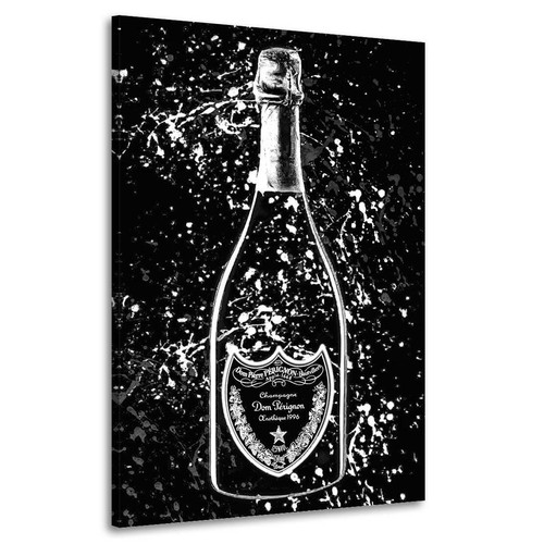 Flasche champagner pop art - flasche,