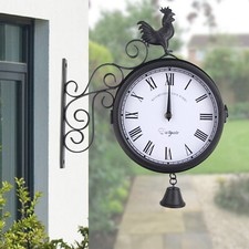 Wanduhr Doppelseitige