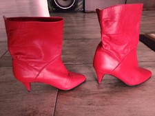 sexy rote Damen Leder