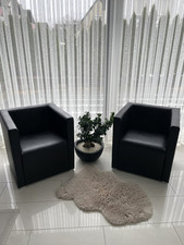 sessel leder schwarz gebraucht