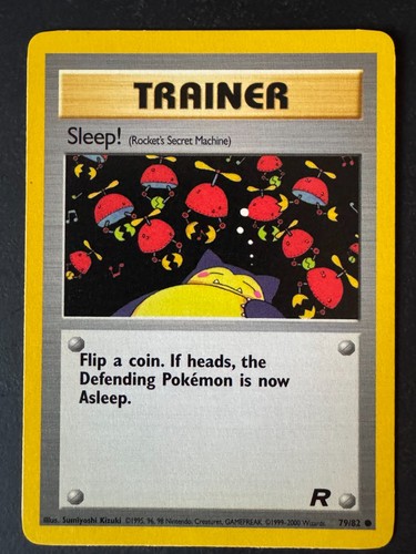 Trainer schlaf pokémon - trainer, karte