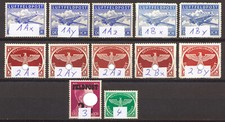 MiNr. 1-4 A,B,x,y,z Deutsches