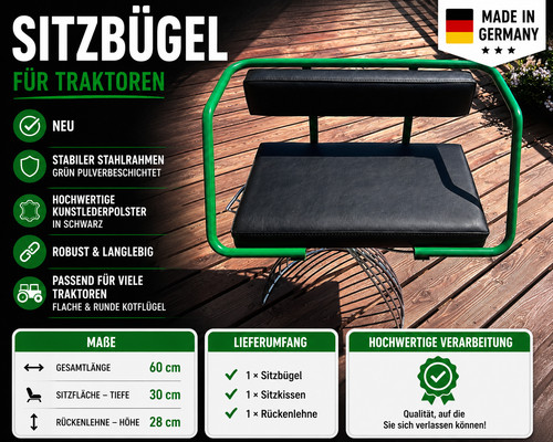 Sitzbügel beifahrersitz deutz - sitzbügel,