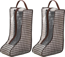 2 Stück Stiefeltasche Damen Reitstiefel Schuhbeutel mit Griff Aufbewahrung