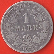 Deutsches Kaiserreich - 1 Mark - 1875 J - Jäger 9