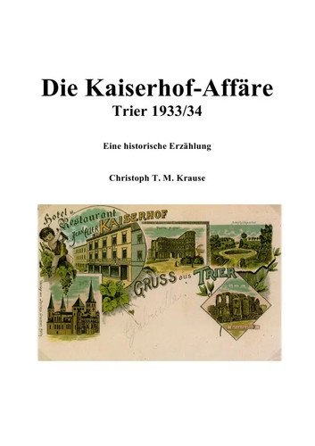Die kaiserhof affäre - die, kaiserhof-affäre