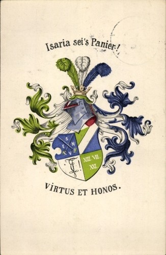Studentika münchen corps - studentika, ak