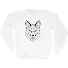 'Geometric Fox Head' Adult