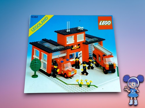 Lego feuerwehrstation 6382 - feuerwehrstation,