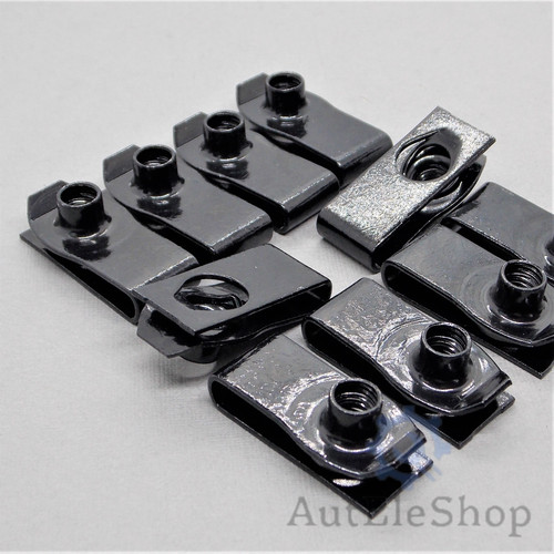 10x blechmutter klammer - klammer, f6