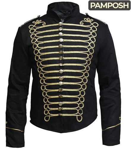 Herren husaren schwarz gold - herren,