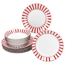 Split rot 12tlg Tafelservice