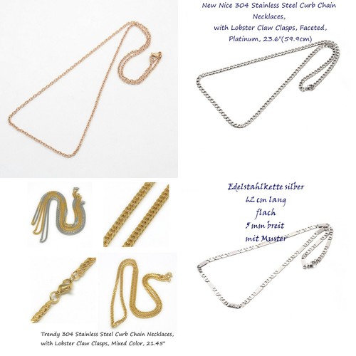 Edelstahlkette stainless - edelstahlkette,