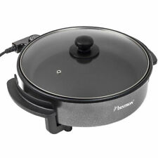 Bestron AHP1200 Multifunktion Party/Snackpfanne, 1500W - Schwarz