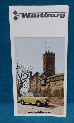 Werbeflyer wartburg ifa - wartburg,