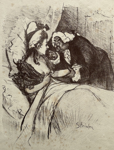 Steinlen dame jacinthe - steinlen,