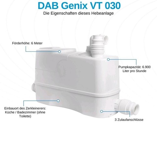 Dab genix 030 schmutzwasser - dab, vt