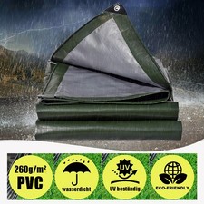 Abdeckplane LKW Hobel wasserdicht mit Ösen extra stark 260g/m² PVC Gewebeplane