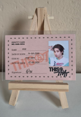 Han card photocard this - card,