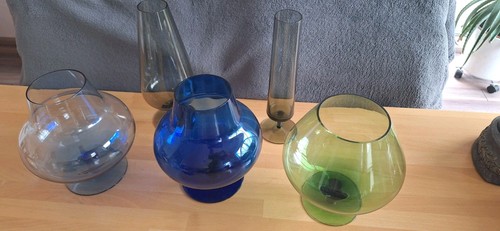 5er set glasvasen - 5er, glasvasen/dekovasen