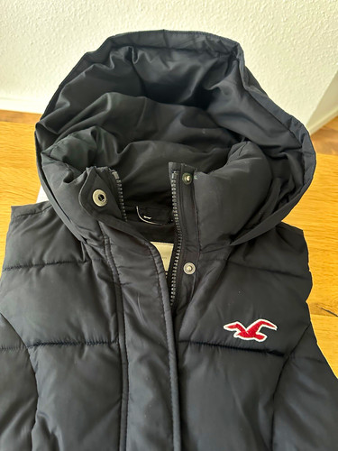 Hollister steppweste schwarz - hollister,