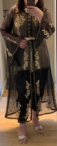 Kaftan stück schwarz und - stück,,