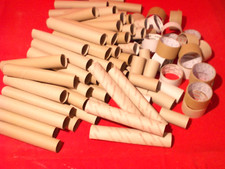 87 LEERE Papprollen Küchen + Toilettenpapier + Packband  Basteln, Kerzen, Nager