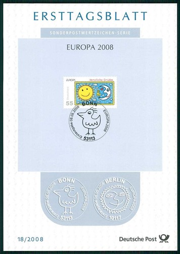 Brd etb ersttagsblatt - brd, 2008/18