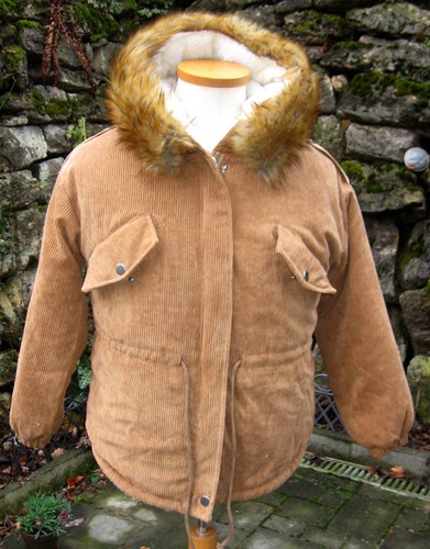 Parka cord cognacbraun - parka, ·
