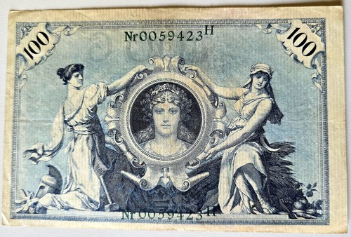 100 reichsmark 1908 - 100,
