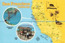 D233977 California San Francisco Golden Gate Bridge Seilbahn Smith Neuheit Co M